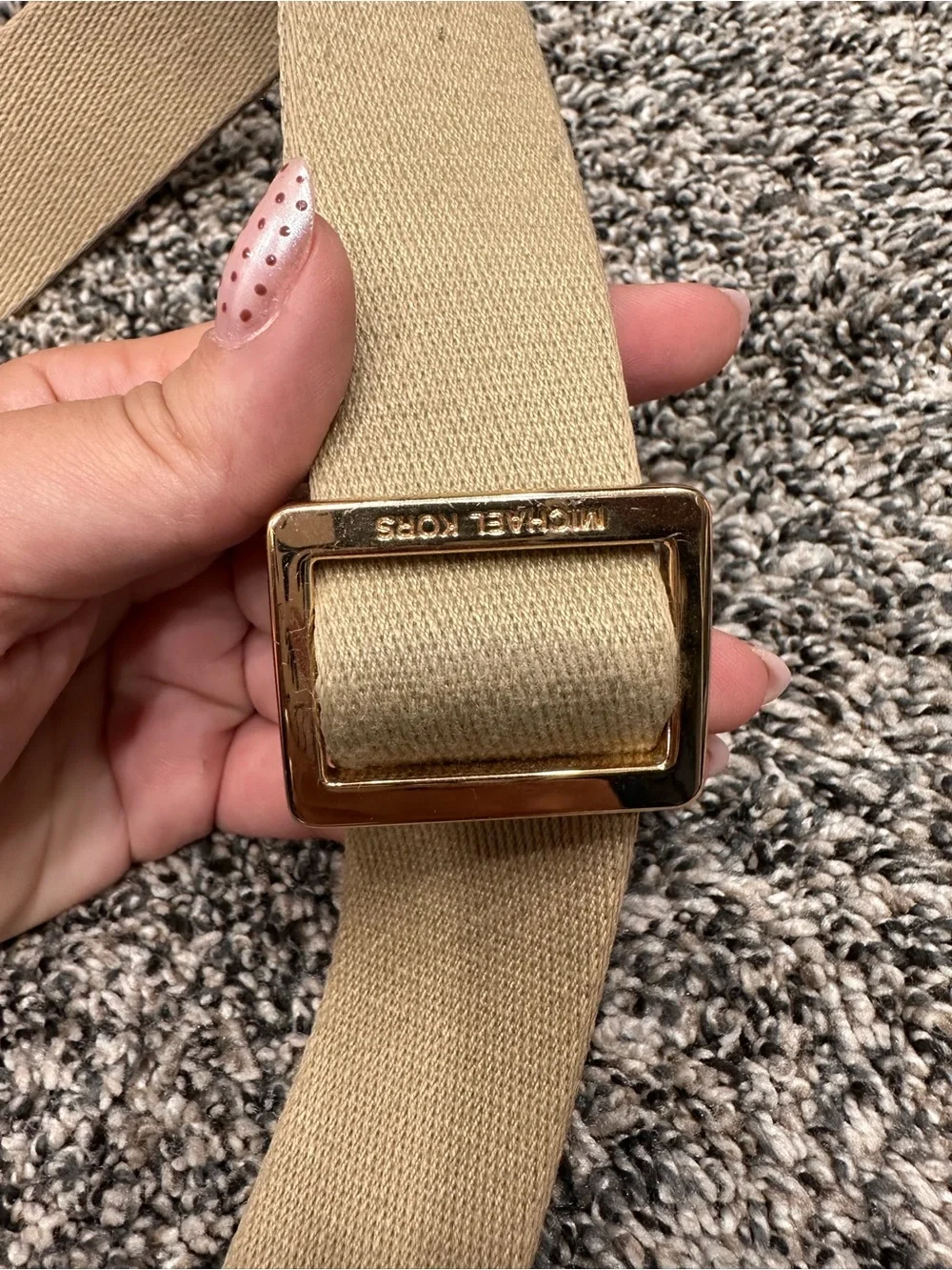 Michael Kors Cream & Brown Signature Canvas Crossbody